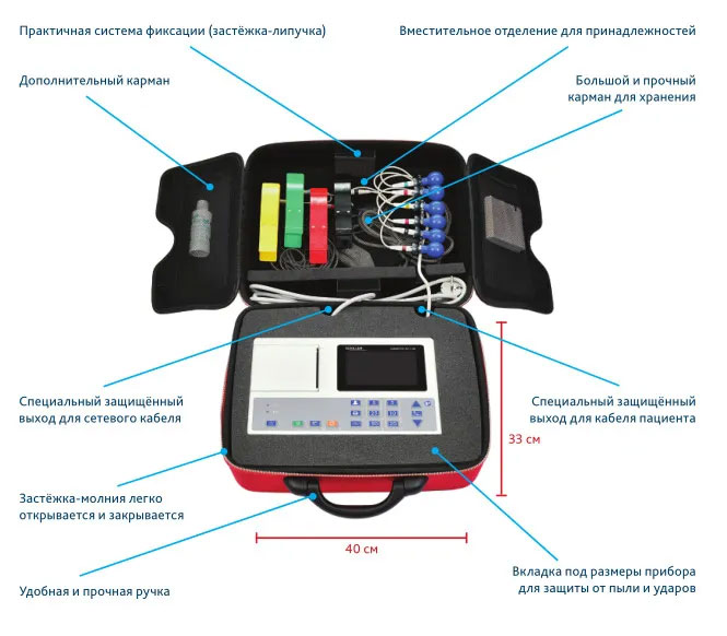 Сумка для электрокардиографов Schiller